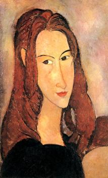 Amedeo Modigliani : Portrait of Jeanne Hebuterne II